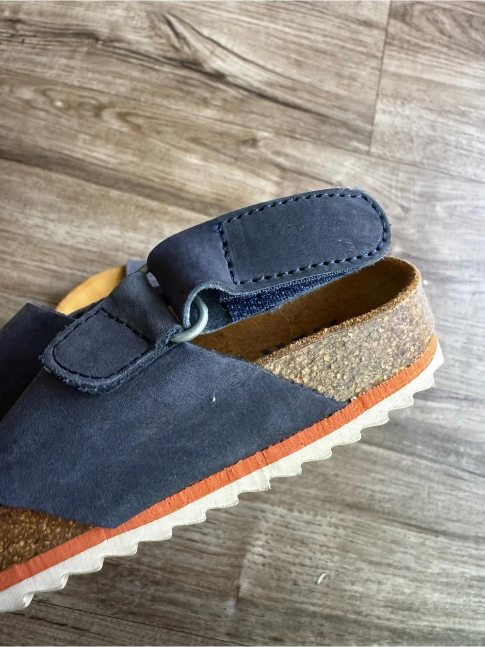 Zara unisex navy blue sandals size 27 us 10